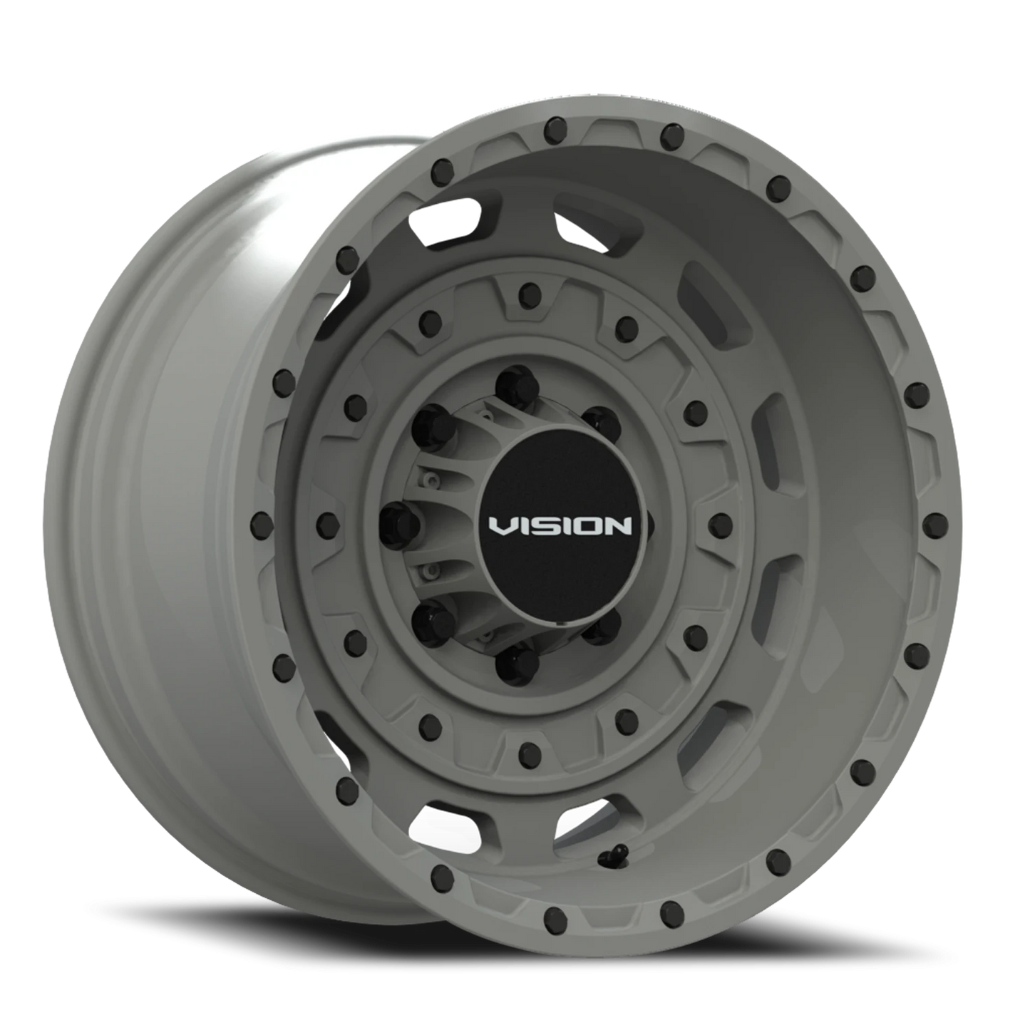 Vision Tactical 17X10 Thrashed Gun Metal Wheel