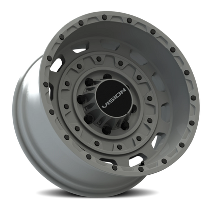 Vision Tactical 20X9.5 Thrashed Gun Metal Wheel