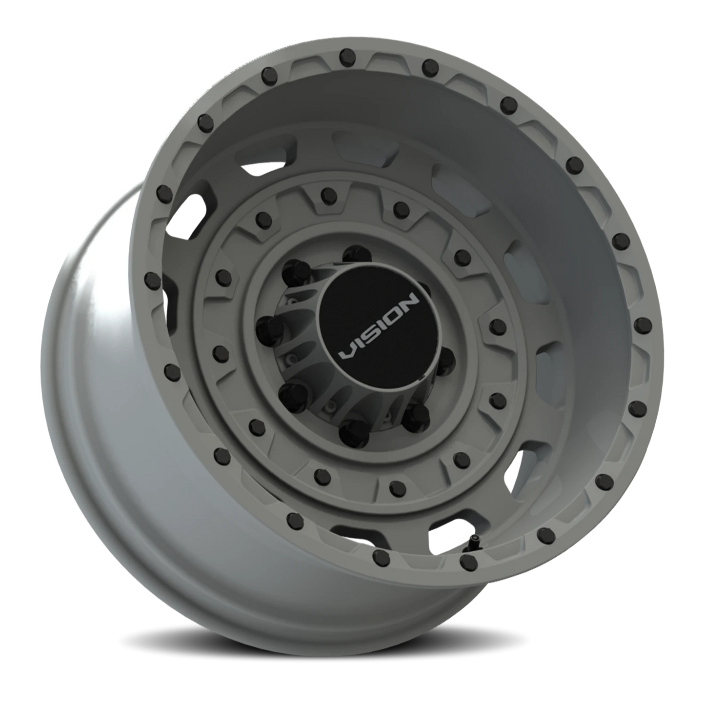 Vision Tactical 20X9.5 Thrashed Gun Metal Wheel