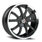 Vision Torque 18X9.5 Gunmetal Machined Lip Wheel