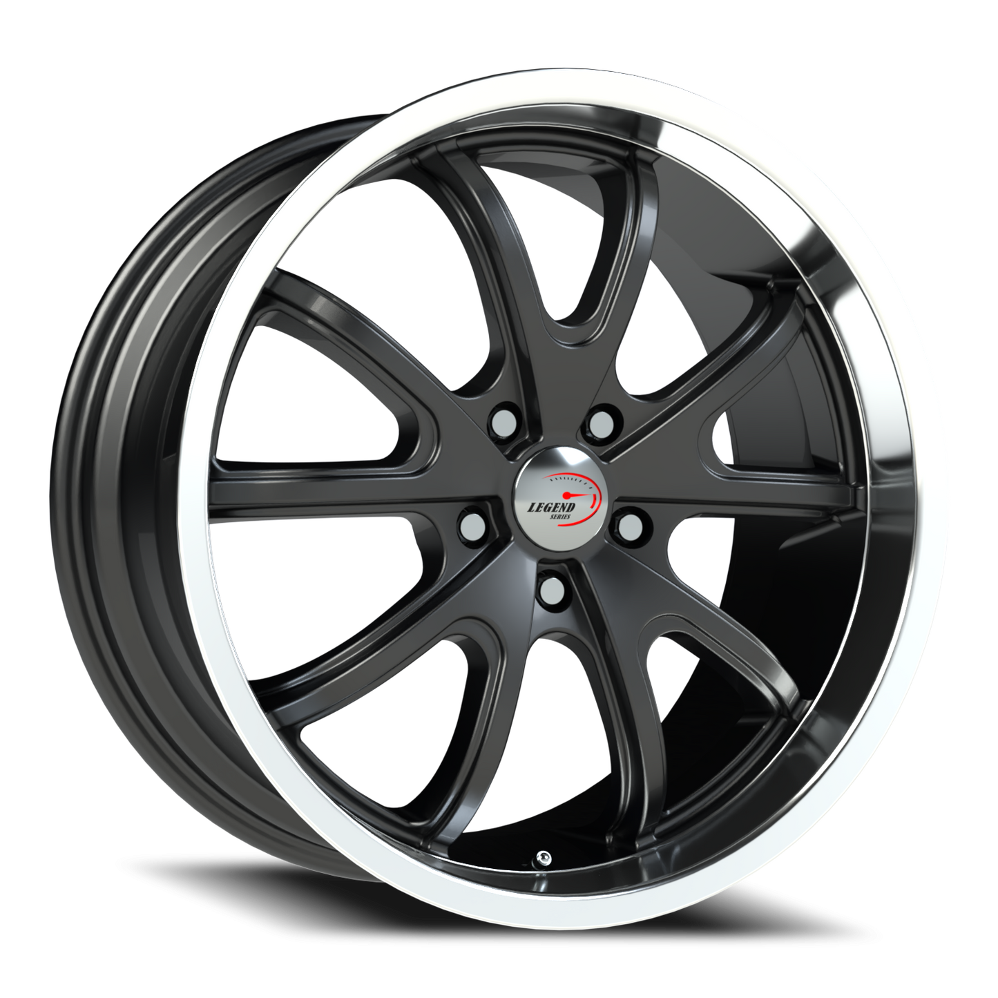 Vision Torque 18X9.5 Gunmetal Machined Lip Wheel