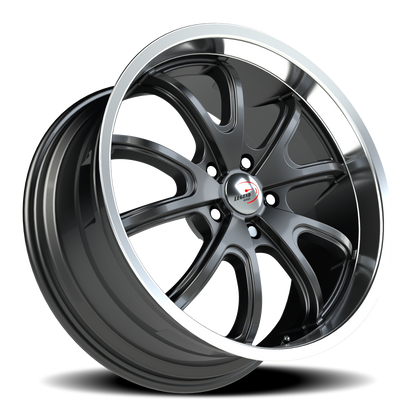 Vision Torque 20X9.5 Gunmetal Machined Lip Wheel