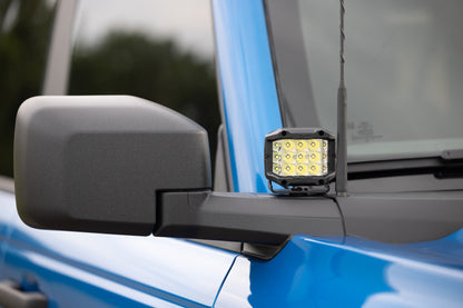 LED Light Kit | Ditch Mount | 2" Spectrum Pair | Spot Pattern | Ford Bronco (21-26)