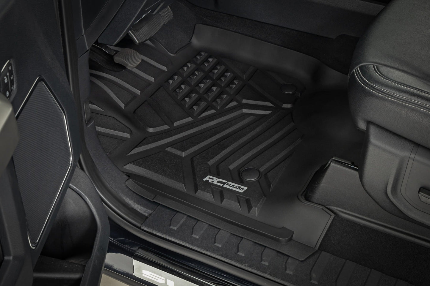 Flex-Fit Floor Mats | Front and Rear | Ford F-250/F-350 Super Duty (17-26)