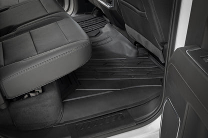 Flex-Fit Floor Mats | FR & RR | FR Bucket | Crew | Chevy/GMC 1500/2500HD/3500HD (19-26)