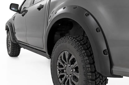 Pocket Fender Flares | JS Iconic Silver | Ford Ranger 2WD/4WD (2019-2023)