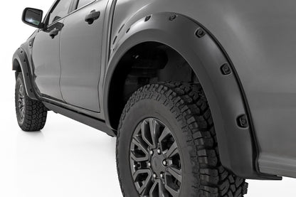 Pocket Fender Flares | UX Ingot Silver | Ford Ranger 2WD/4WD (2019-2023)