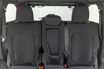 Seat Covers | Bucket Seats |W/Fold Down RR Armrest |FR & RR | 4DR | Ford Bronco (21-26)