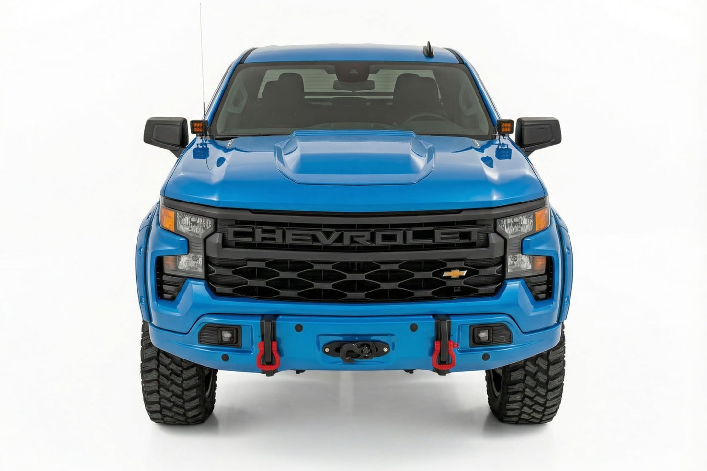 Bumper Cover | GLT Glacier Blue | Chevy Silverado 1500 2WD/4WD (2023-2026)