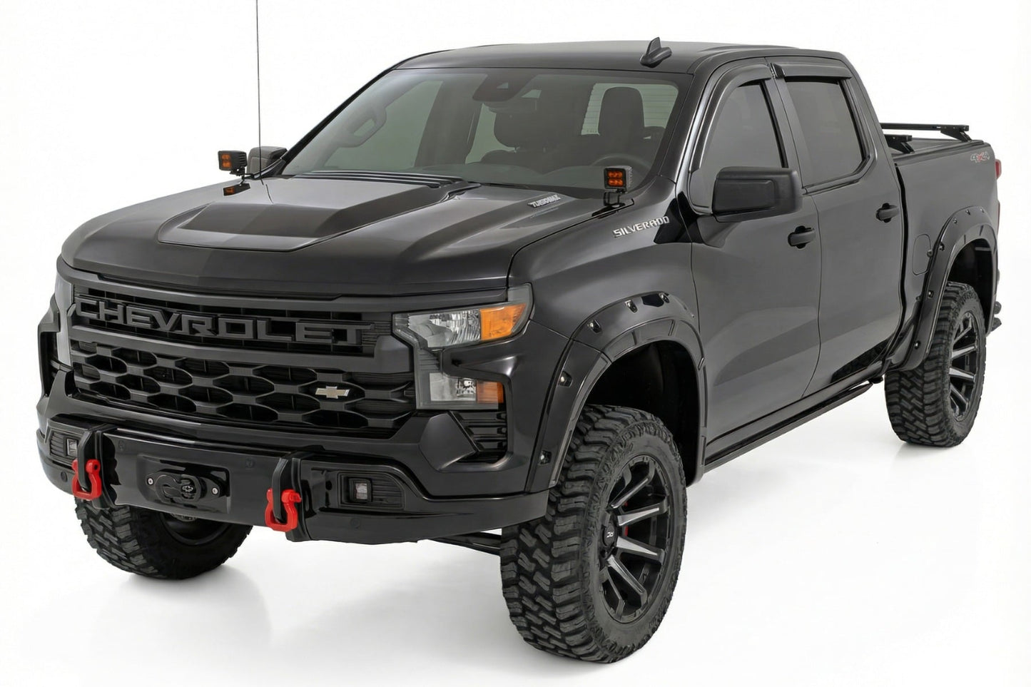 Front FXS Bumper | 12000S | GB8 Mosaic Black | Chevy Silverado 1500 (23-26)