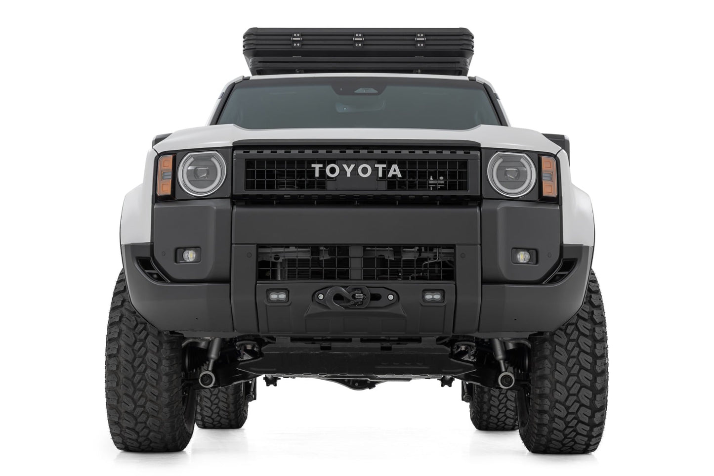 FXS Hidden Winch Mount | Yellow SAE | Fog | Toyota Land Cruiser 4WD (24-26)