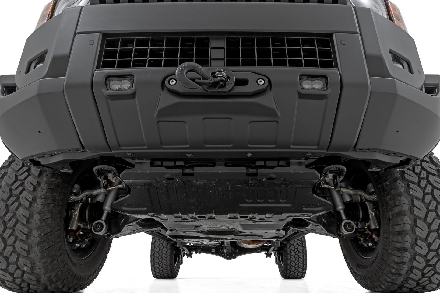 FXS Hidden Winch Mount | White SAE | Fog | Toyota Land Cruiser 4WD (24-26)