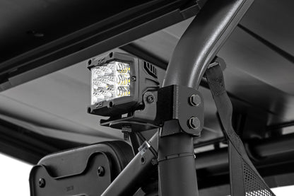 LED Light Kit | Rear Mount | 3" Chrome Pair | Wide Angle | Segway 570 F