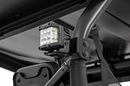 LED Light Kit | Rear Mount | 2" Black Pair | White DRL | Segway 570 F