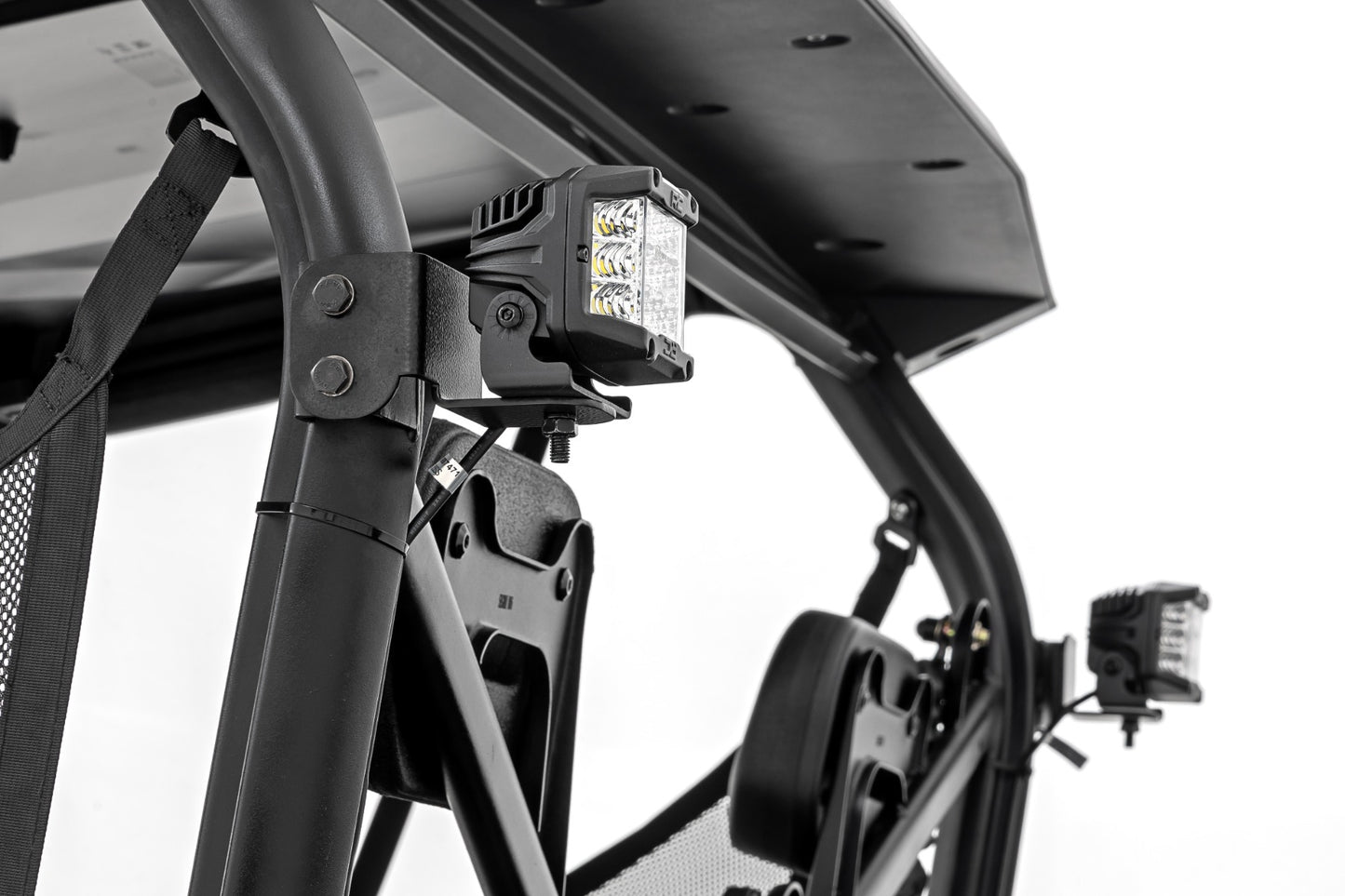 LED Light Kit | Rear Mount | 2" Black Pair | Amber DRL | Segway 570 F