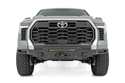 Hybrid Front Bumper | 12000S | Blk LED w/ Amber DRL | Toyota Tundra (22-26)