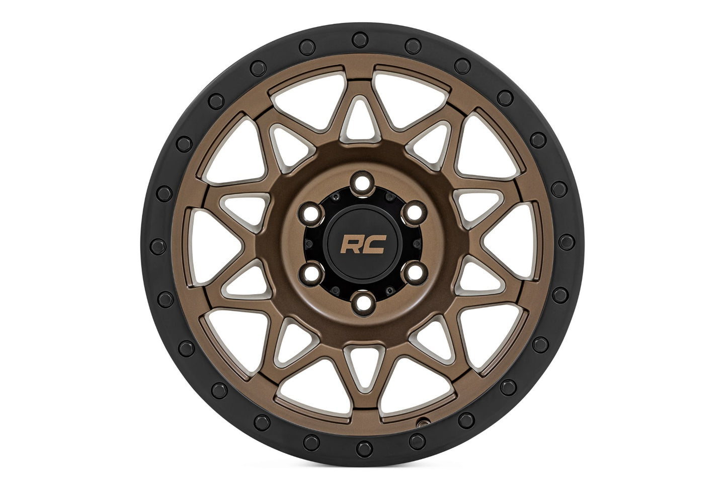 Rough Country 78 Series Wheel | Simulated Beadlock | Bronze/Black | 18x9 | 6x5.5 | +0mm