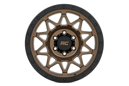 Rough Country 78 Series Wheel | Simulated Beadlock | Bronze/Black | 18x9 | 6x5.5 | +0mm