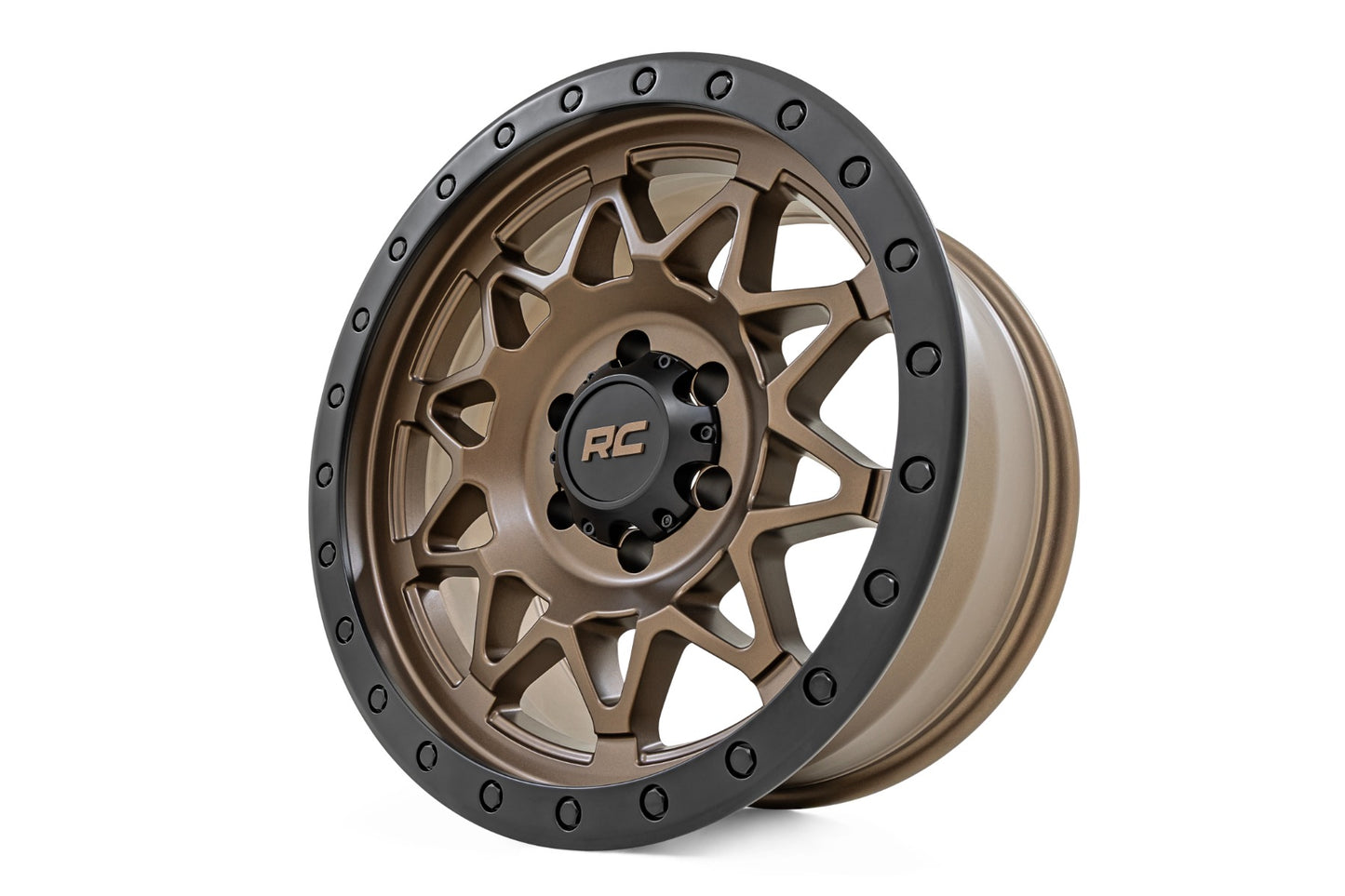 Rough Country 78 Series Wheel | Simulated Beadlock | Bronze/Black | 18x9 | 6x5.5 | +0mm