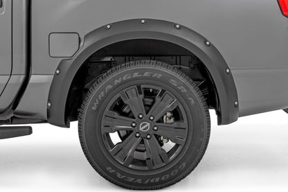 Pocket Fender Flares | KAD Gun Metal | Nissan Titan 2WD/4WD (2017-2024)