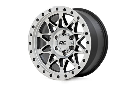 Rough Country 78 Series Wheel | Simulated Beadlock | Full Machine | 18x9 | 6x5.5 | -12mm