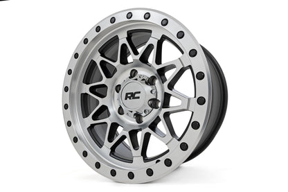 Rough Country 78 Series Wheel | Simulated Beadlock | Full Machine | 18x9 | 6x5.5 | -12mm