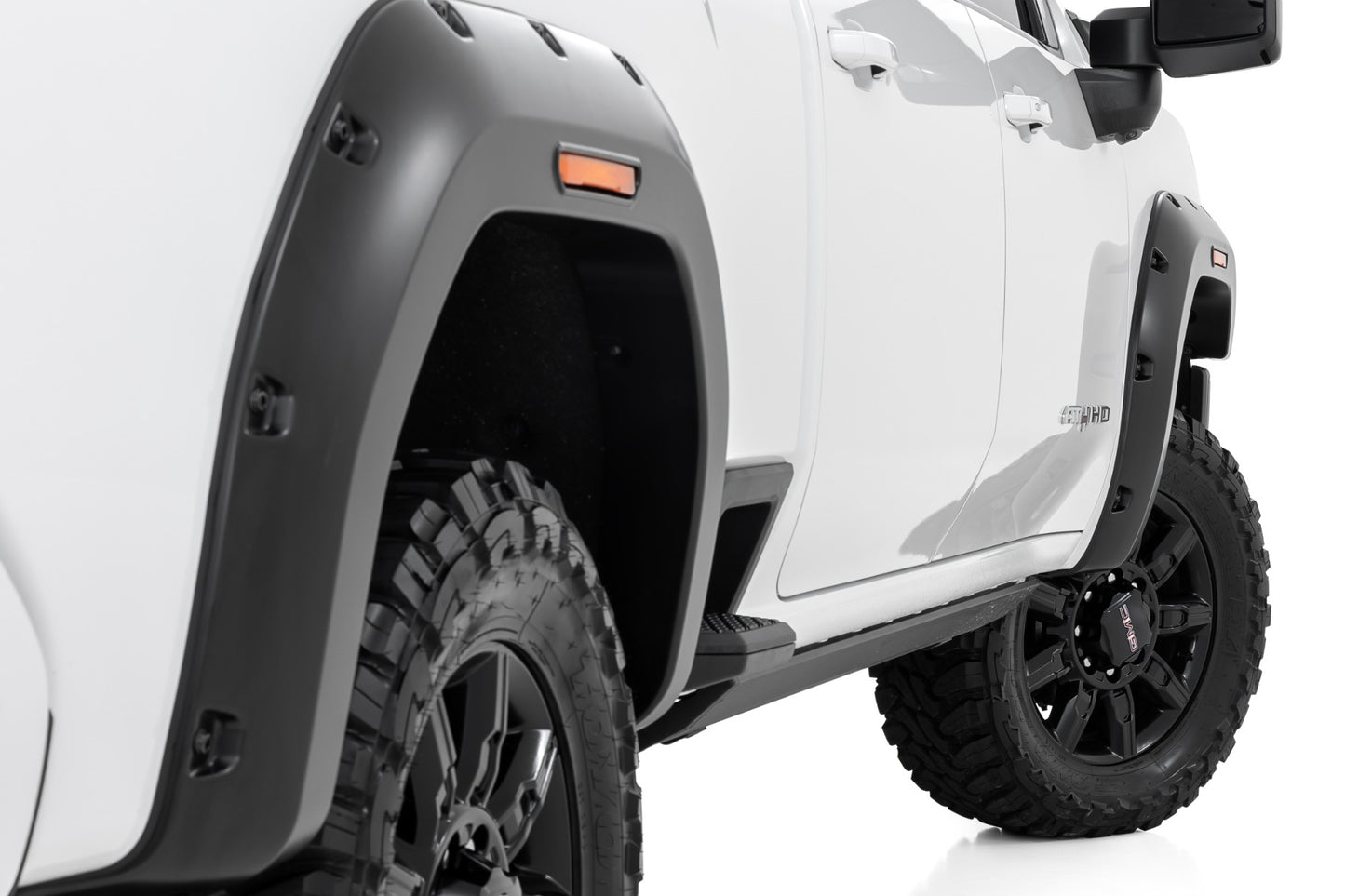 Pocket Fender Flares | G9K Satin Steel | GMC Sierra 2500 HD/Sierra 3500 HD (20-26)