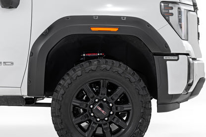 Pocket Fender Flares | GNK Brownstone | GMC Sierra 2500 HD/Sierra 3500 HD (20-26)