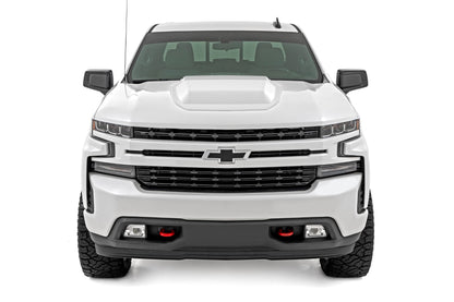 Hood Scoop | GAZ Summit White | Chevy Silverado 1500 2WD/4WD (2019-2026)