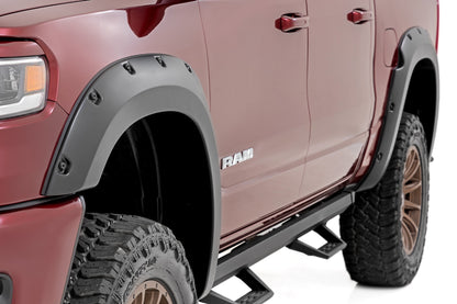 Pocket Fender Flares | PSE Silver Zynith | Ram 1500 2WD/4WD (2025-2026)