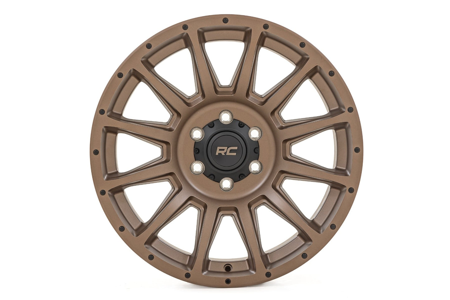 Rough Country 90 Series Wheel | One-Piece | Bronze | 18x9 | 8x6.5 | -12mm