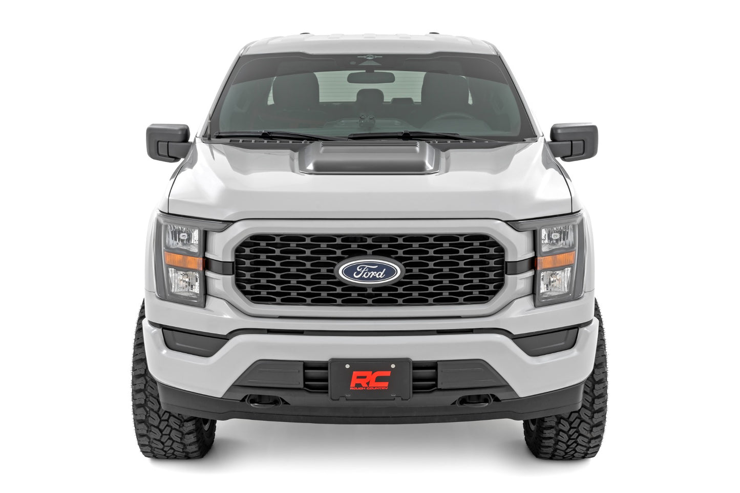 Hood Scoop | D1 Stone Gray | Ford F-150 2WD/4WD (2021-2026)