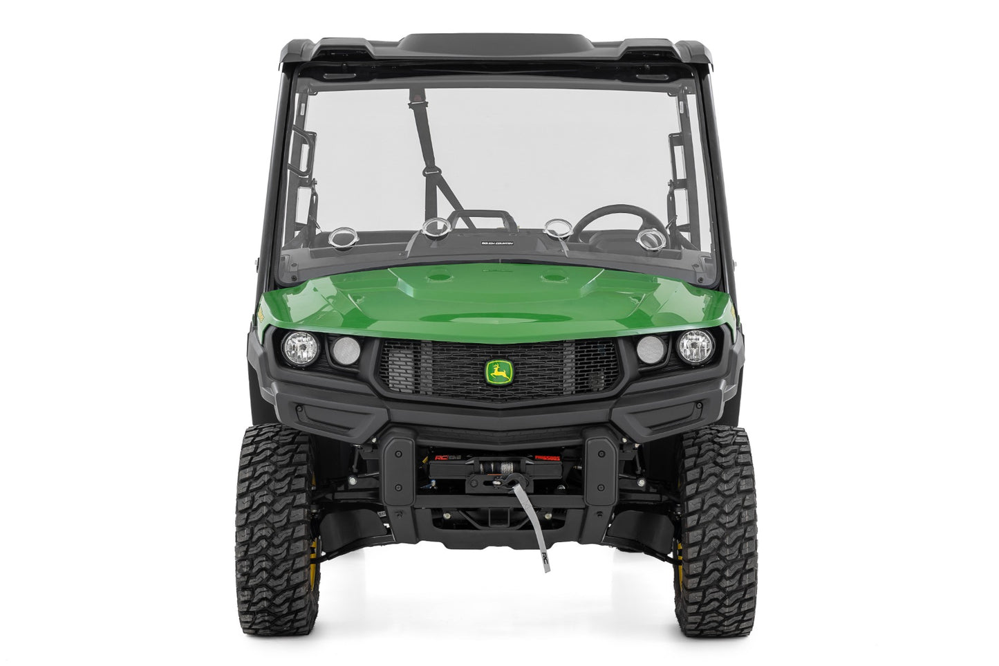 Vented Full Windshield | Scratch Resistant | John Deere Gator XUV 835