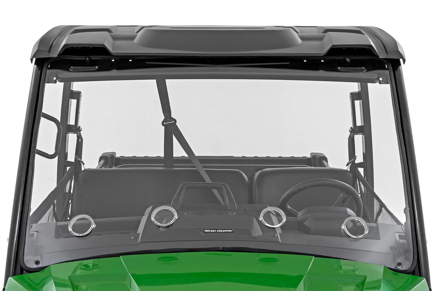 Vented Full Windshield | Scratch Resistant | John Deere Gator XUV 835