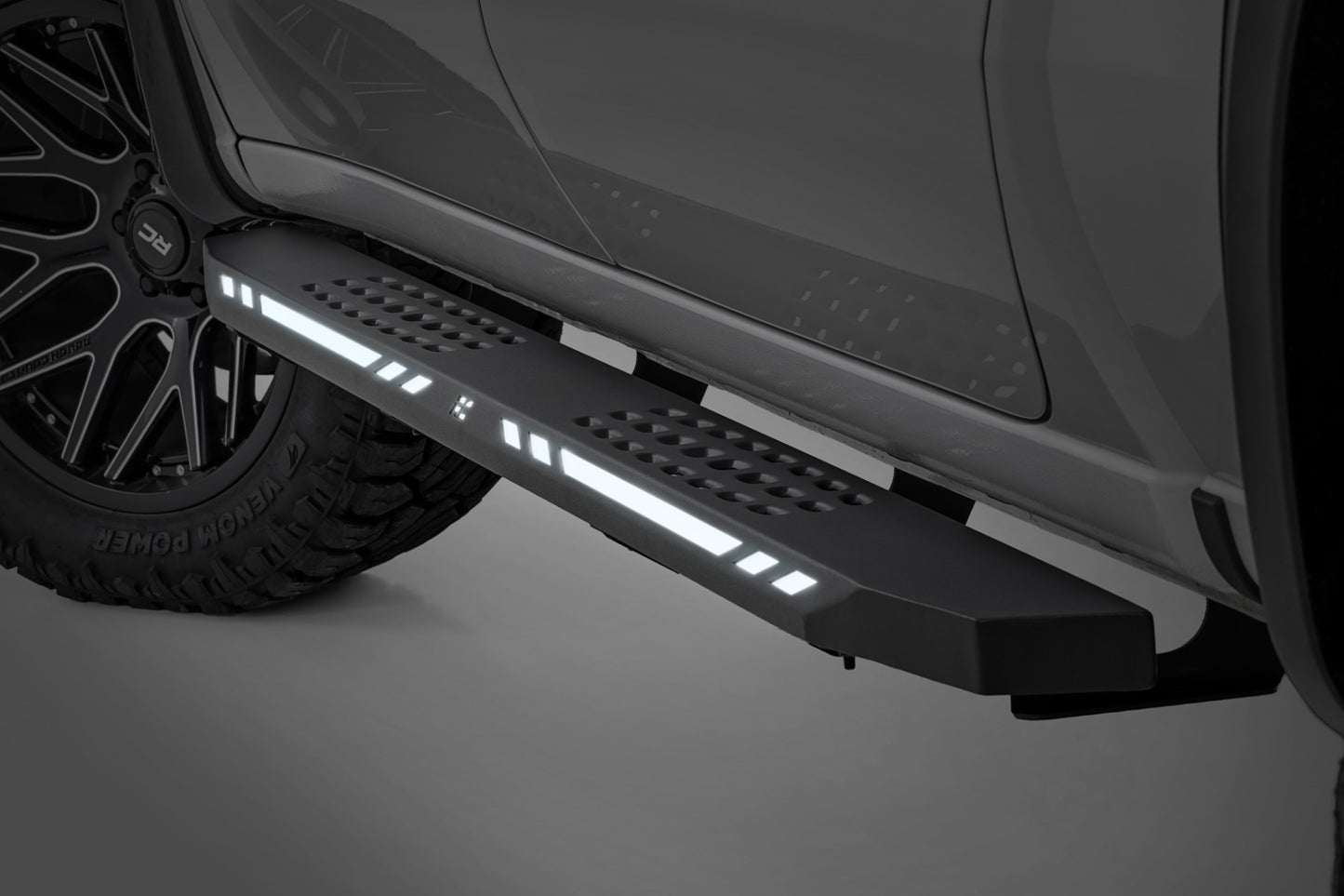 AC2 Running Boards | Amber/White | Crew Cab | Ram 1500 (19-26)/1500 TRX (21-24)