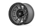Rough Country 85 Series Wheel | One-Piece | Gunmetal Gray/Black | 15x8 | 5x5.5 | -19mm