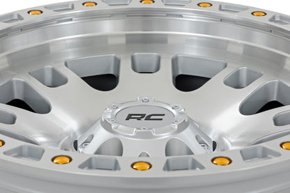 Rough Country 82 Series Wheel | One-Piece | Full Machined | 15x8 | 5x4.5 | -19mm