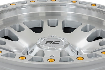 Rough Country 82 Series Wheel | One-Piece | Full Machined | 17x9 | 5x4.5 | -12mm