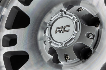 Rough Country 82 Series Wheel | One-Piece | Full Machined | 17x9 | 5x5 | -12mm