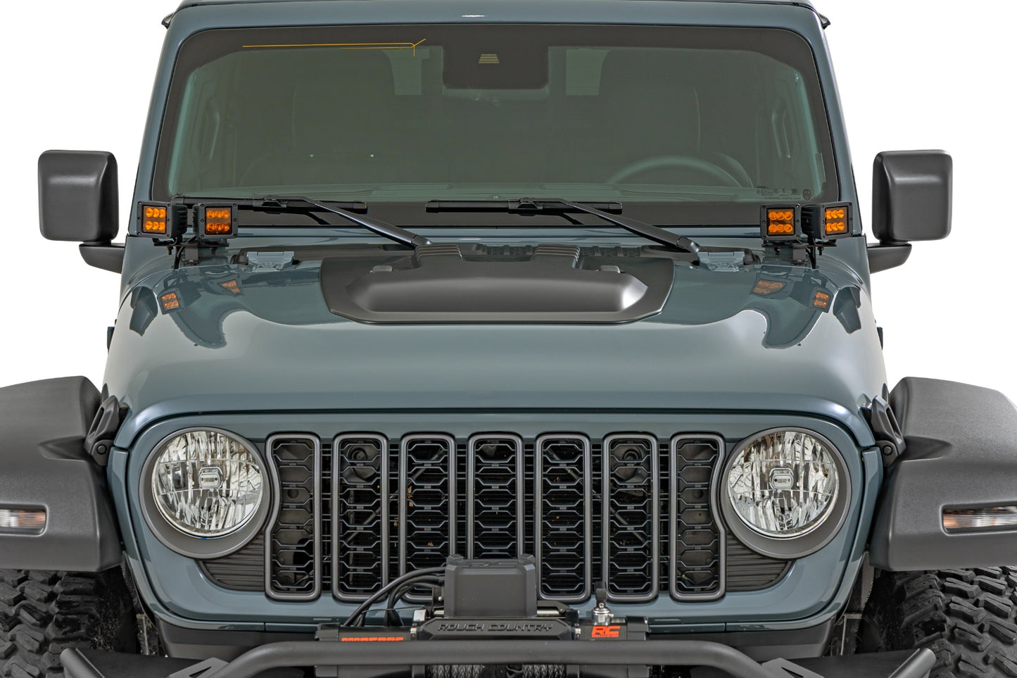 Hood Scoop | PPS Fathom Blue | Jeep Gladiator JT/Wrangler JL 4WD (2018-2026)