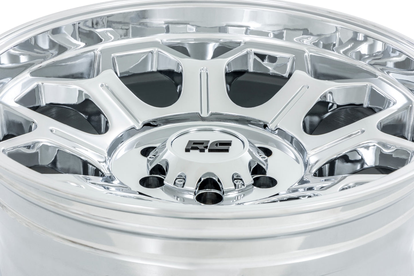 Rough Country 77 Series Wheel | One-Piece |Chrome | 22x12 | 8x170 | -44mm