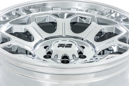 Rough Country 77 Series Wheel | One-Piece |Chrome | 22x12 | 8x180 | -44mm