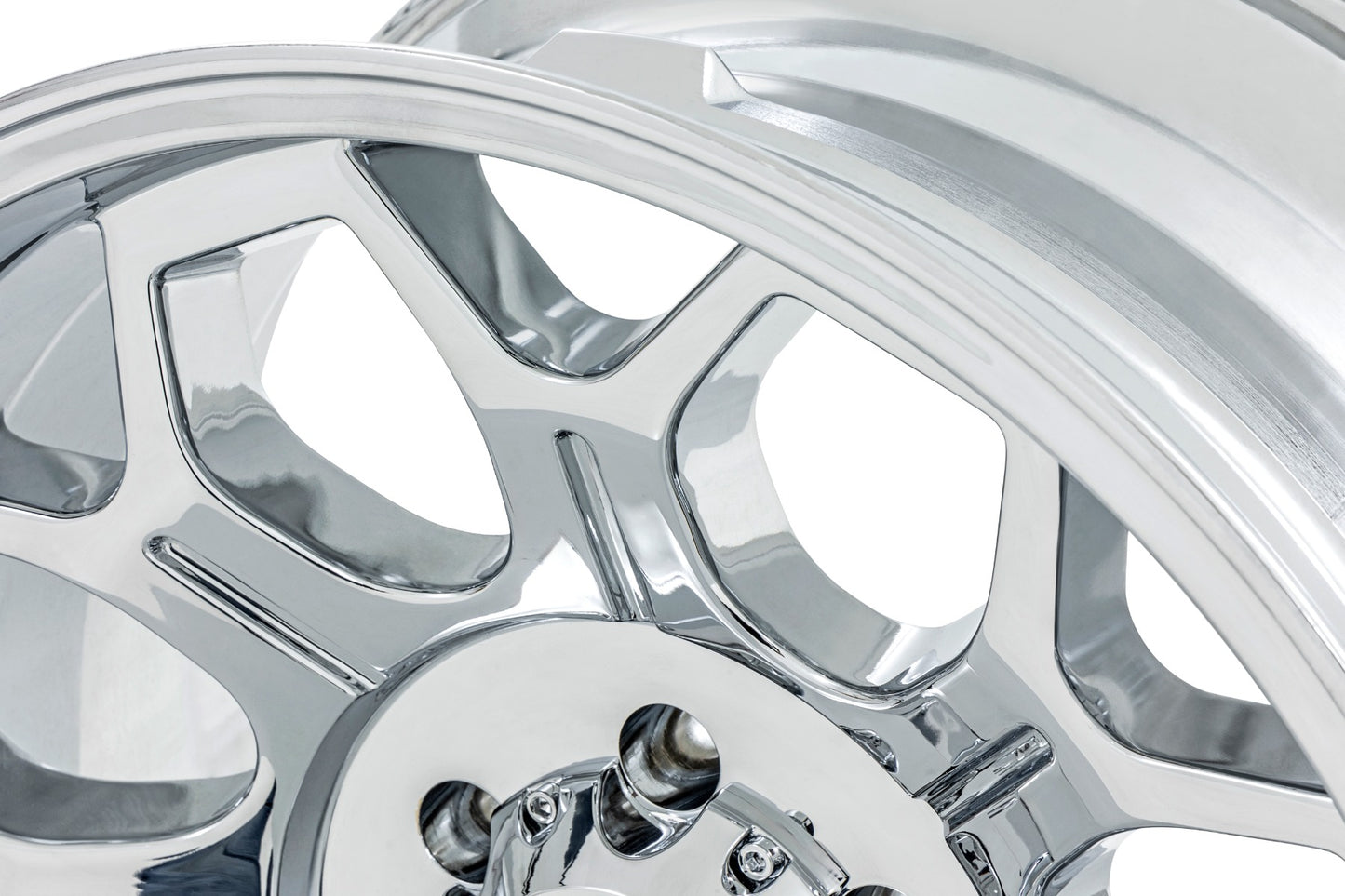 Rough Country 77 Series Wheel | One-Piece |Chrome | 22x12 | 8x170 | -44mm