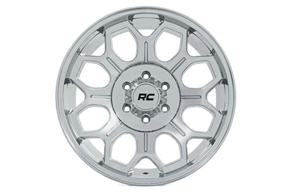 Rough Country 77 Series Wheel | One-Piece | Chrome | 20x10 | 6x135 | -25mm