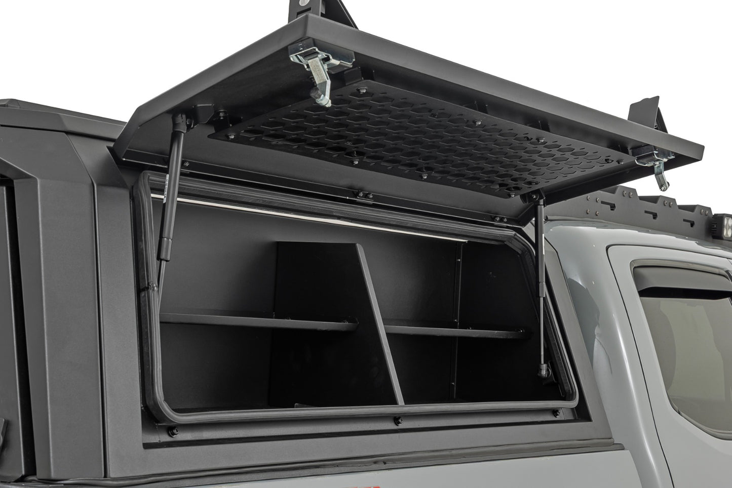 Bed Cap Side Shelf Storage Bin | Passengers Side | Toyota Tacoma (16-23)