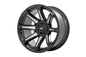 Rough Country 81 Series Wheel | One-Piece | Semi Gloss Black w/machined spokes | 20x9 | 8x180 | 0mm
