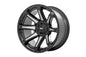 Rough Country 81 Series Wheel | One-Piece | Semi Gloss Black w/machined spokes | 20x9 | 5x150 | +18m
