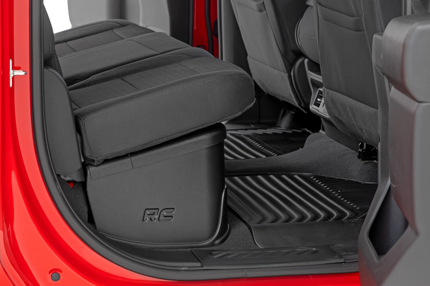 Under Seat Storage with Locking Lid | Crew Cab | Chevy/GMC 1500/2500HD/3500HD (19-26)