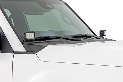 LED Light Kit | Ditch Mount | 2" Black Pair | Flood | Toyota Land Cruiser (24-26)