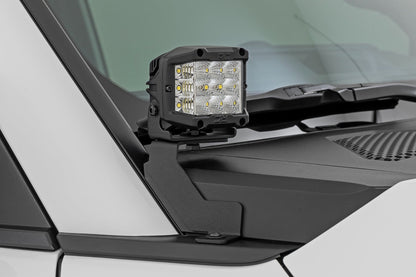 LED Light Kit | Ditch Mount | 2" Black Pair | Amber DRL | Toyota Land Cruiser (24-26)
